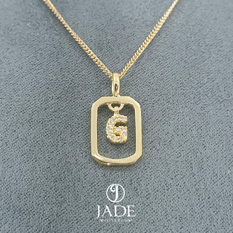 Dije personalizado en oro 18k – Jade18k (vista 2)