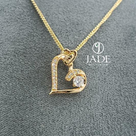 Dije Amore en oro 18k – Jade18k (vista 2)