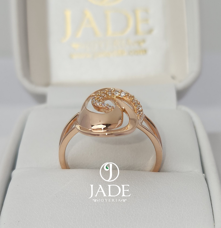 Anillo Circón Estelar en oro 18k – Jade18k (vista 4)