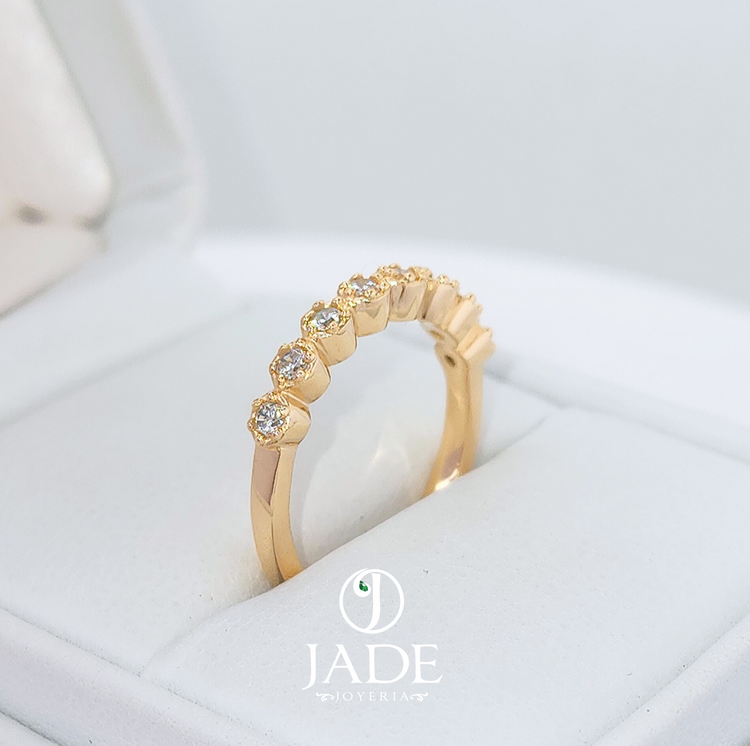Anillo Churumbela Nerida en oro 18k – Jade18k (vista 4)