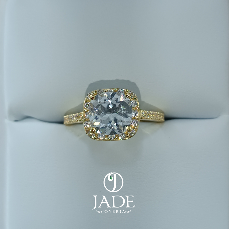 Anillo Kerry de compromiso en oro 18k – Jade18k (vista 3)