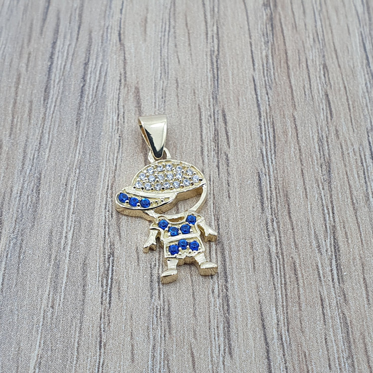 Dije Boy en oro 18k – Jade18k (vista 2)