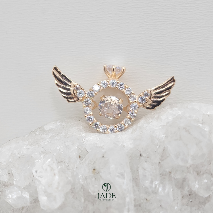 Dije alas de angel en oro 18k – Jade18k (vista 2)