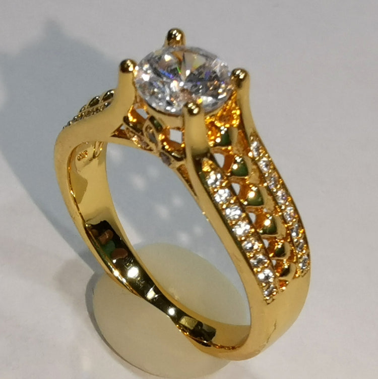 Anillo de Compromiso "Mauricio" en oro 18k – Jade18k (vista 2)
