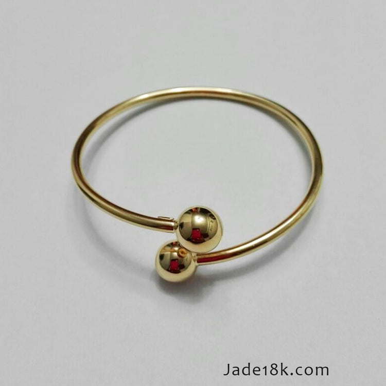 Puñera con 2 diseño en Oro 18k – Jade18k (vista 2)