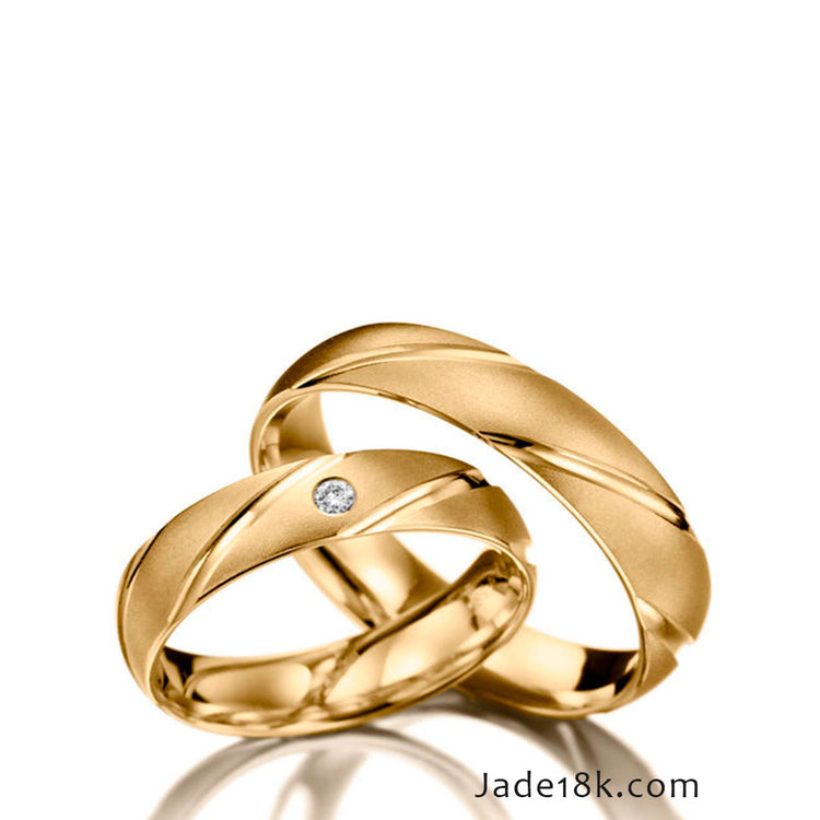 Alianzas aros de boda Mi Condesa Oro 18k – Jade18k