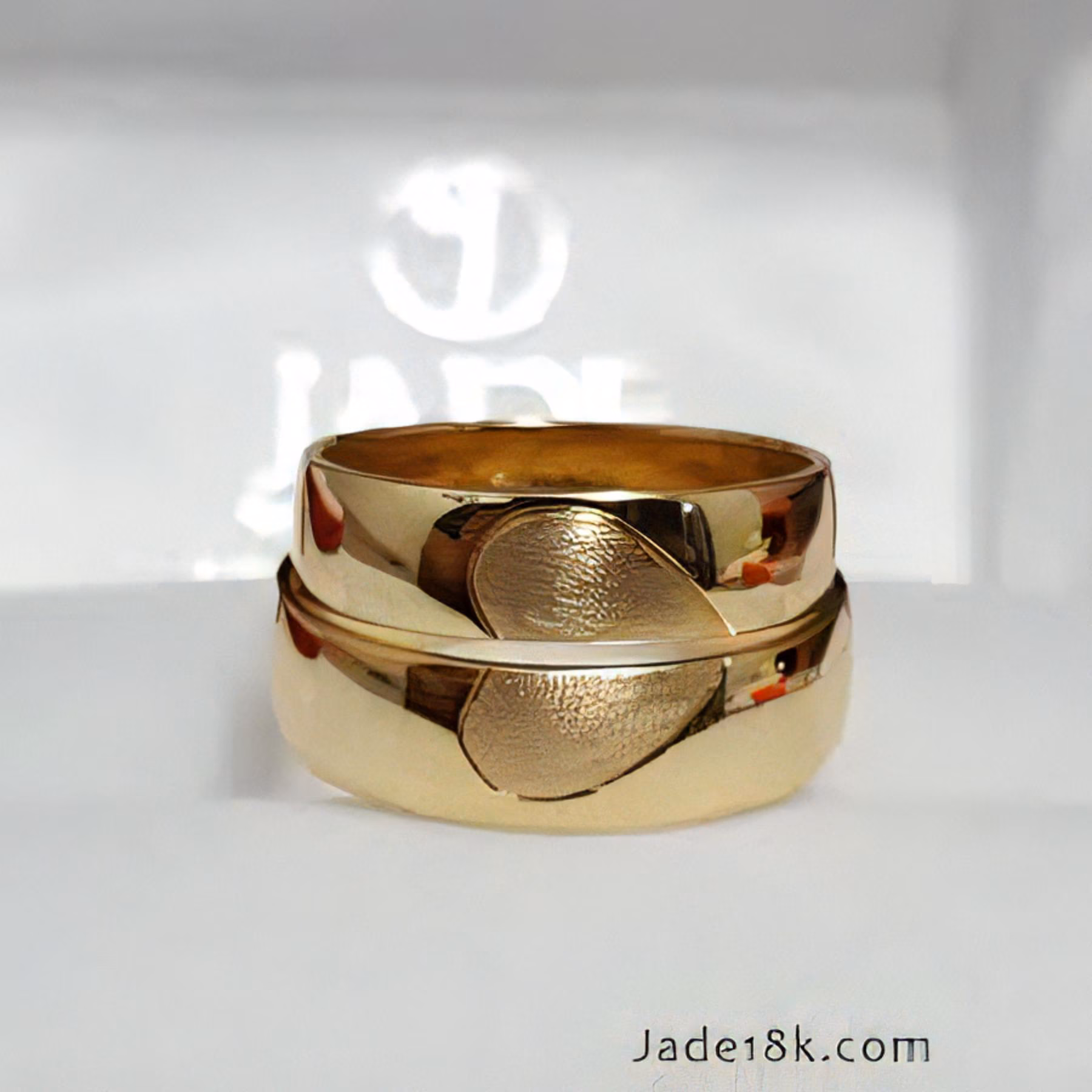 Anillo  Cadena de Poder Oro de 18k