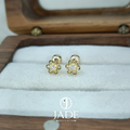 Aretes de Flor enroscable