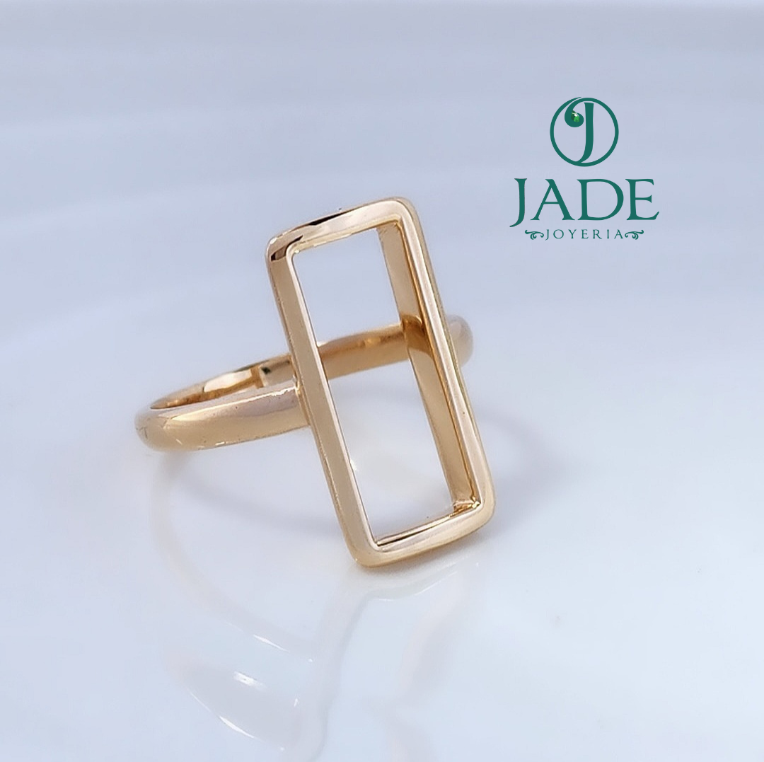 Anillo Geométrico en oro 18k