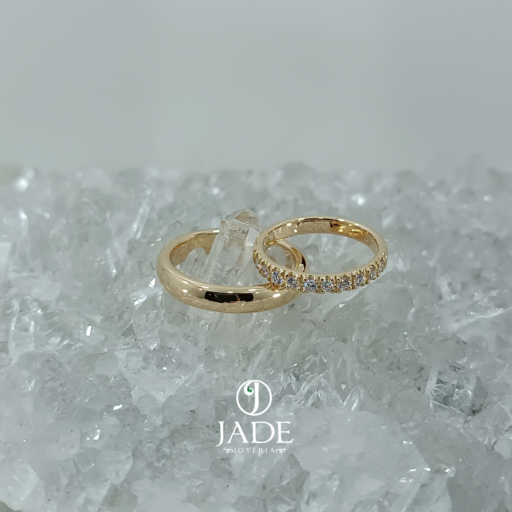 Aros de matrimonio boleados