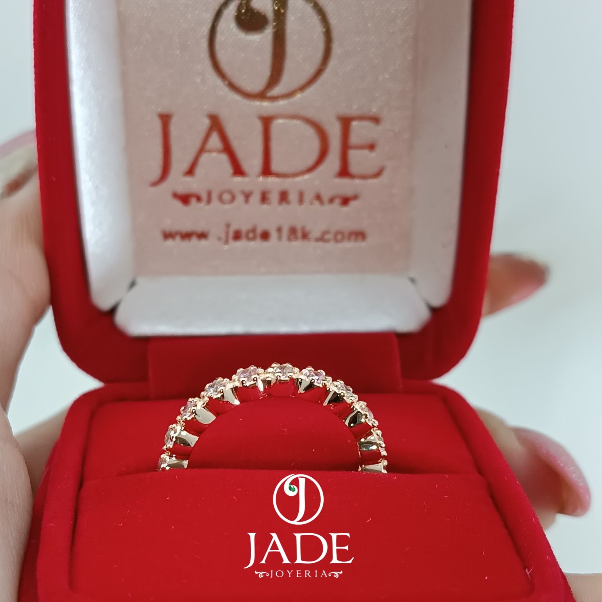 Anillo churumbela full piedras