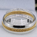Aros de Boda Plata y Oro, Entrelazados de amor