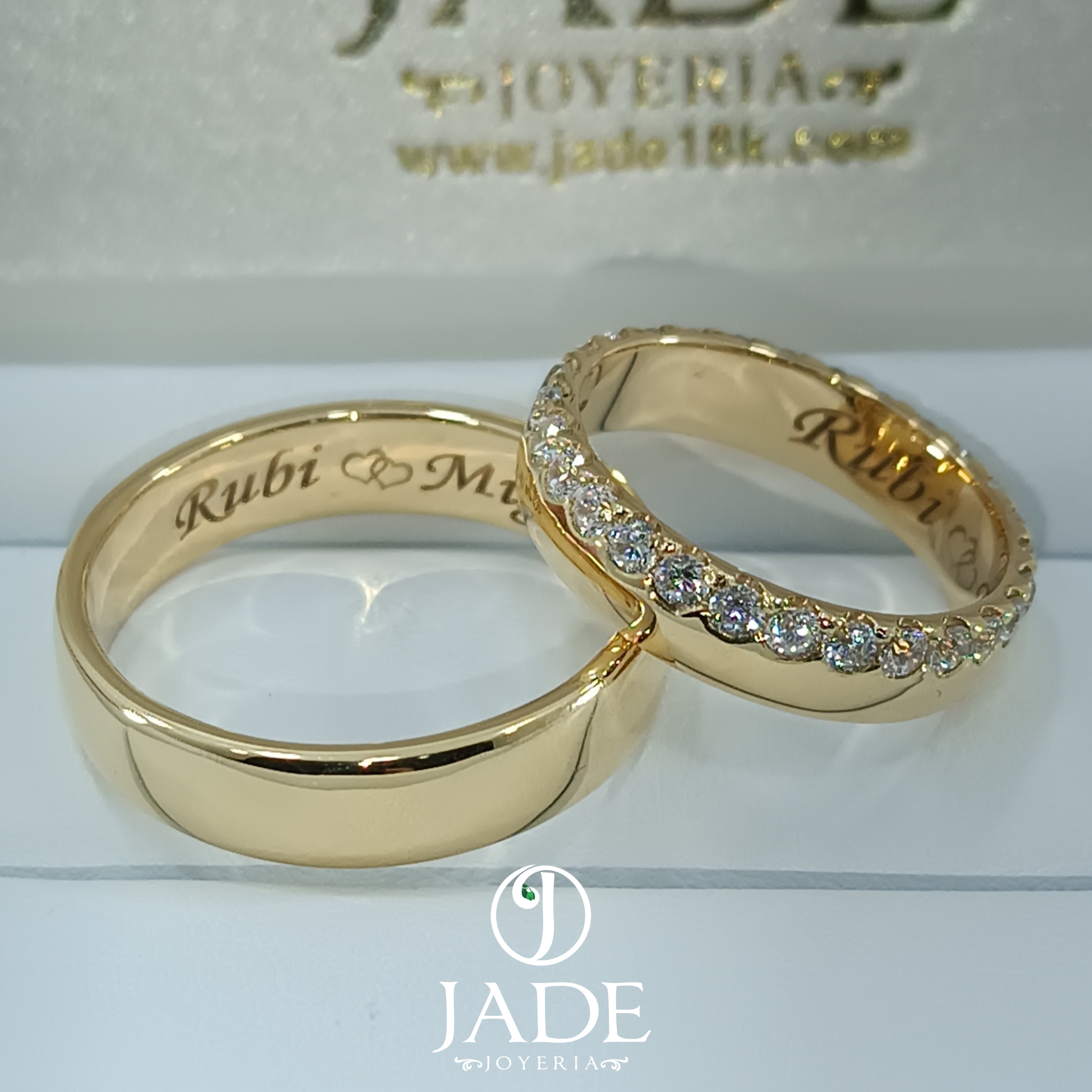 Aros de Boda "Amore Mio"