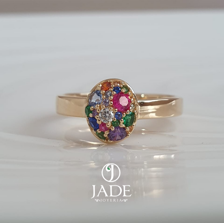 Anillo Gricelda en oro 18k – Jade18k (vista 2)