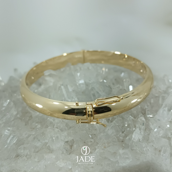 Puñera Media Caña Gala en oro 18k – Jade18k (vista 3)