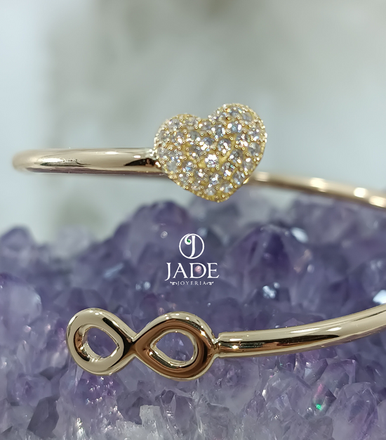 Puñera corazón infinito en oro 18k – Jade18k (vista 3)