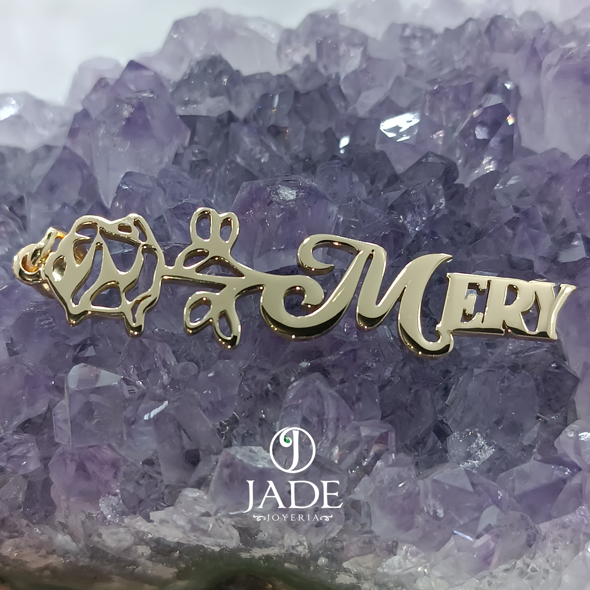 Dije con nombre personalizado