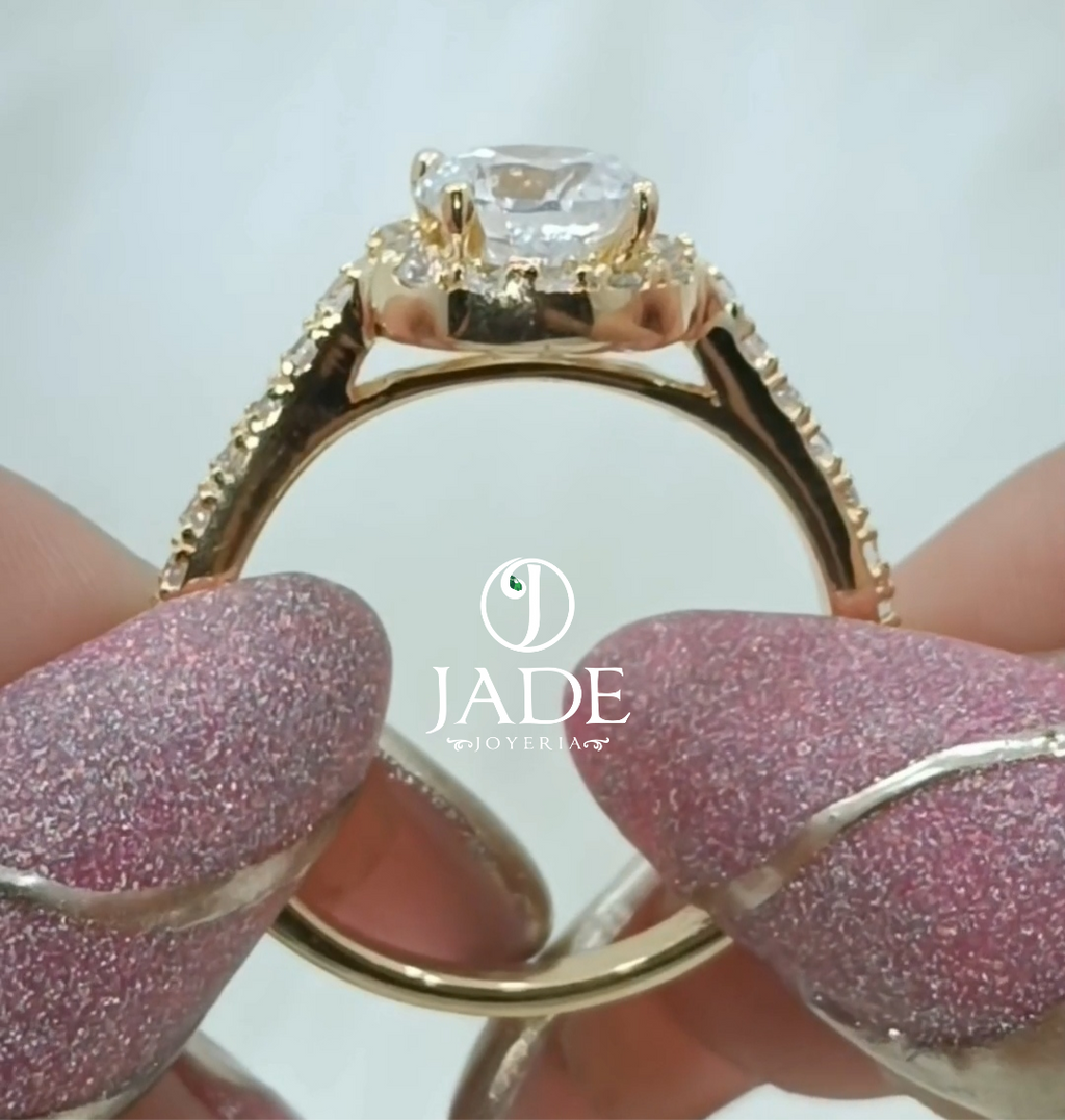 Anillo de compromiso abby