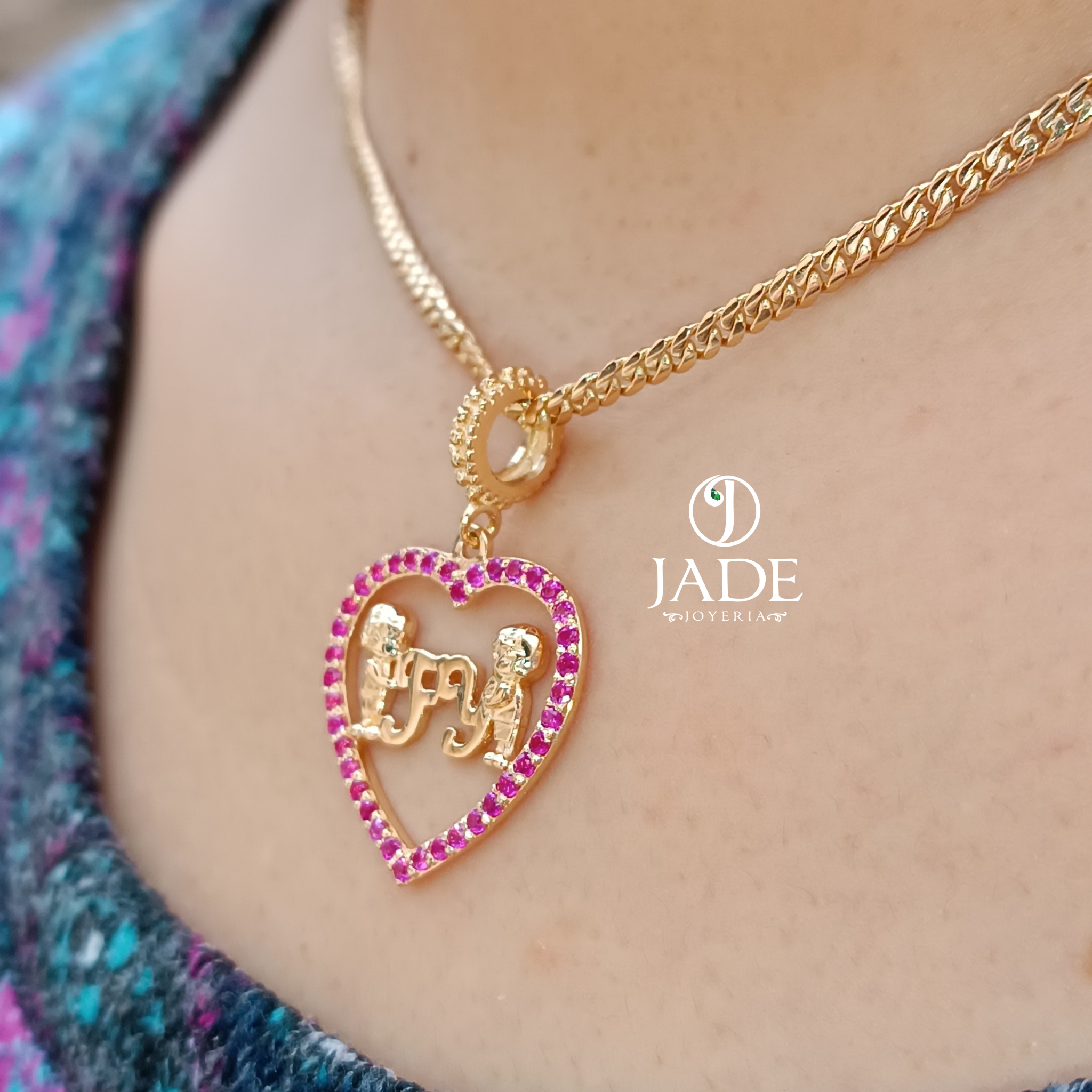 Cadena con dije con cariño para mamá