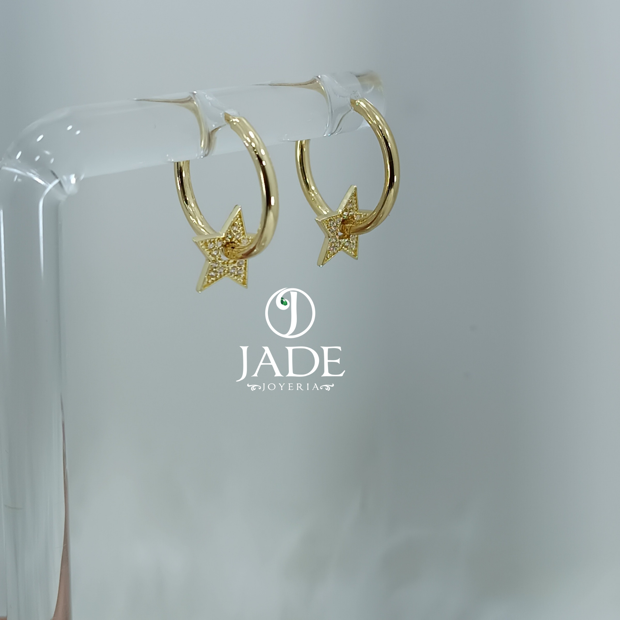 Argollas con estrellas