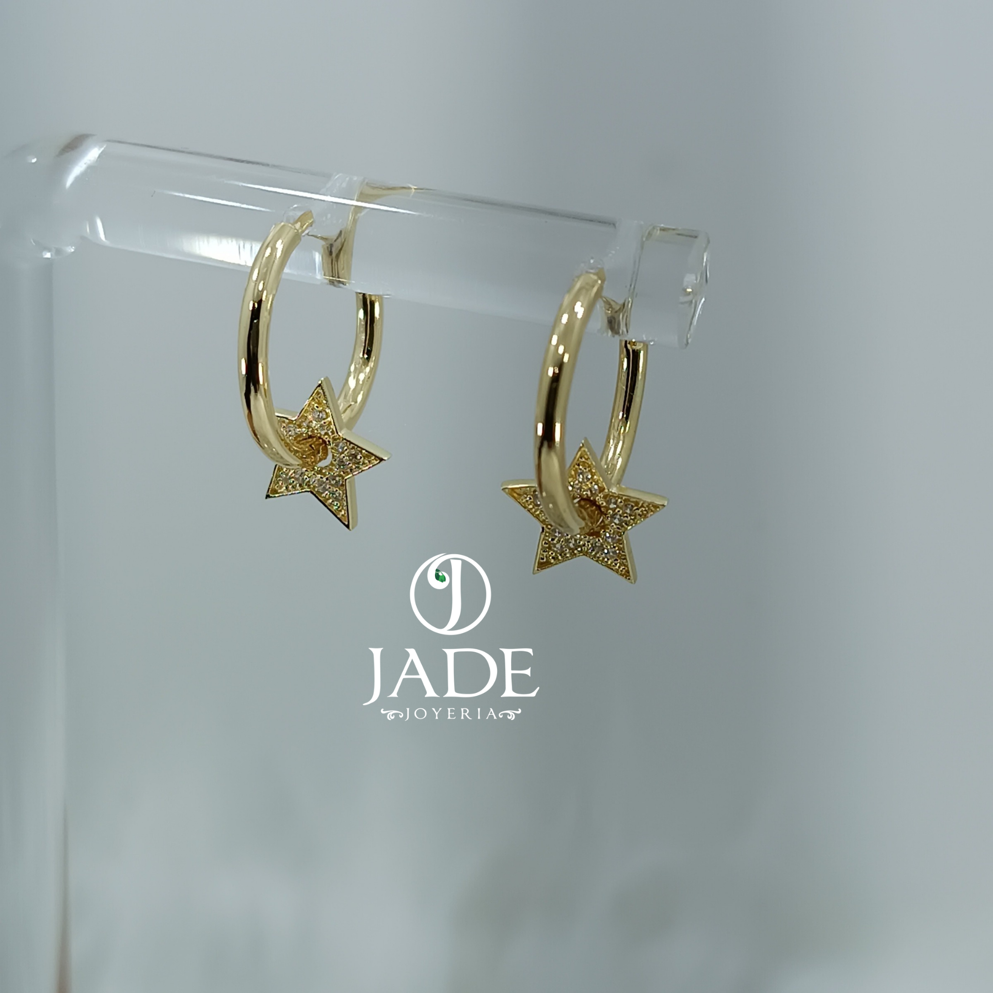 Argollas con estrellas