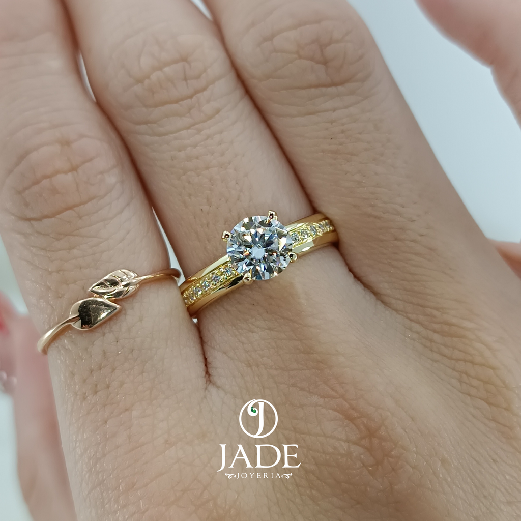 Anillo de compromiso Celestial