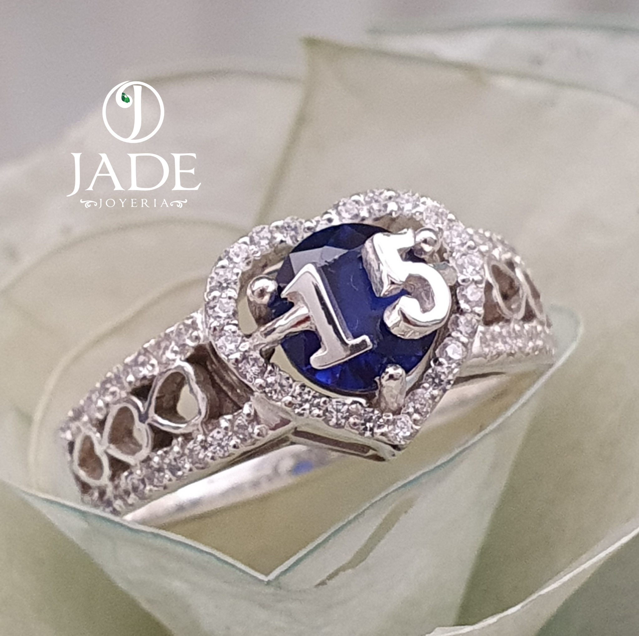 Anillo de 15 años en plata fina