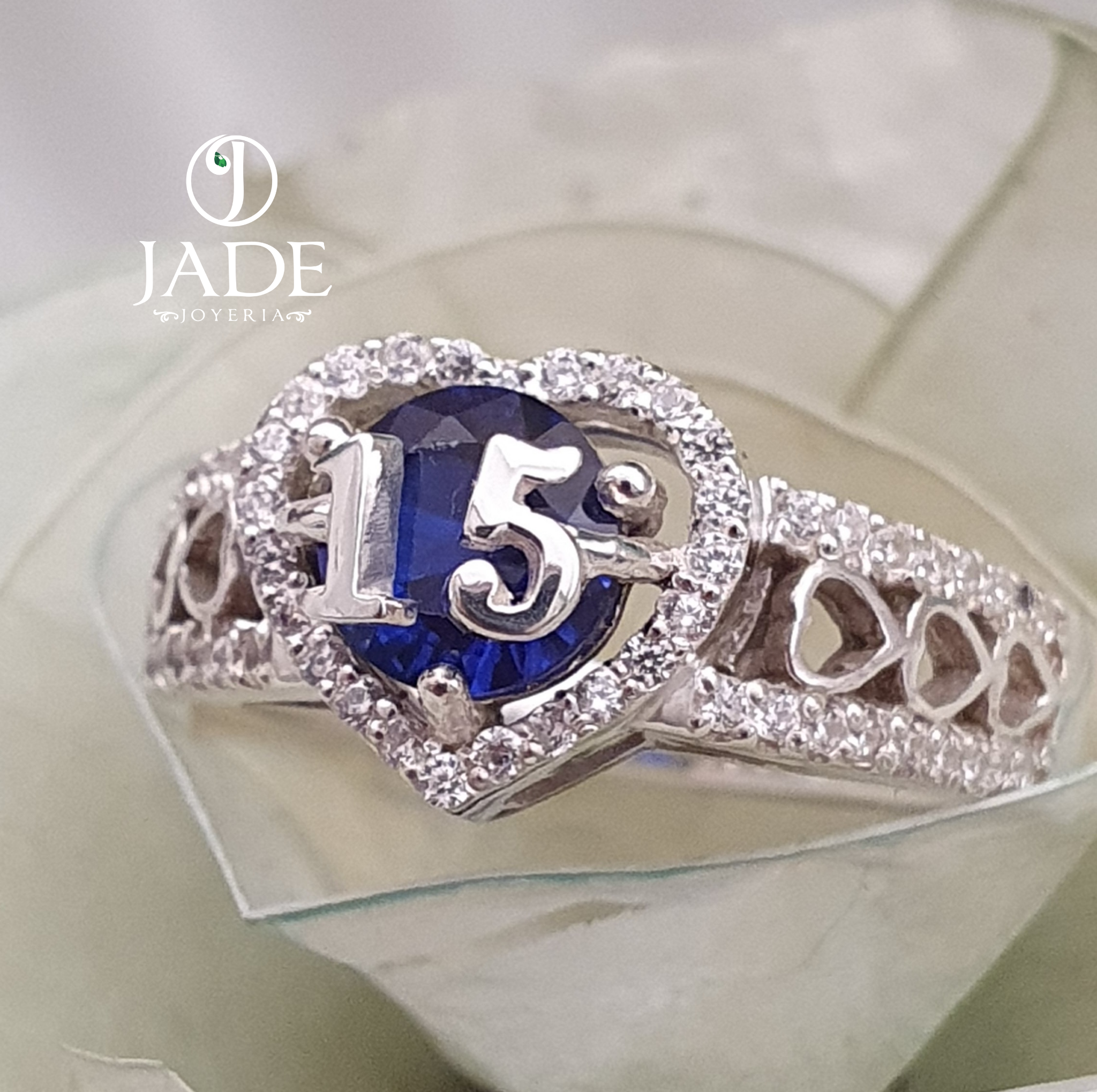 Anillo de 15 años en plata fina