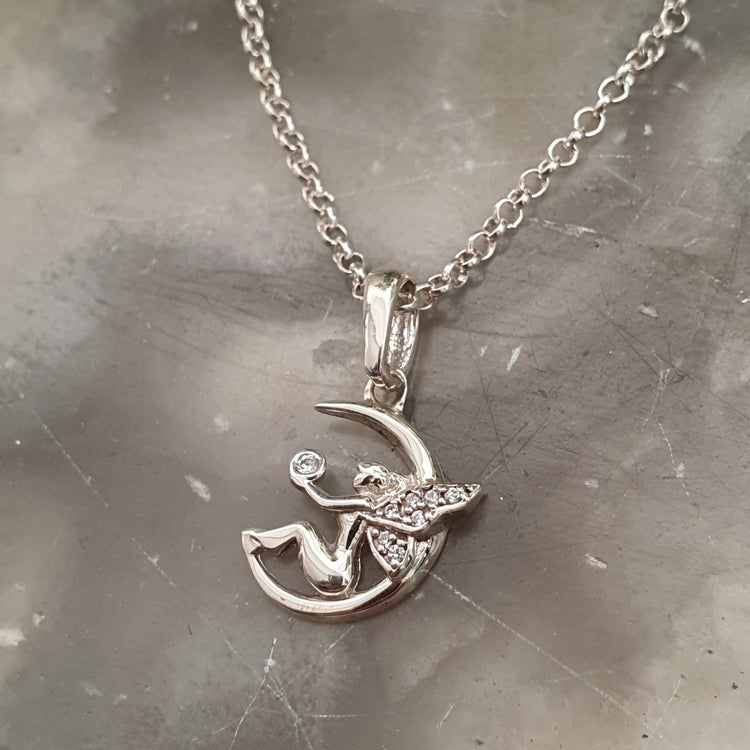 Dije de hada en plata ley – Jade18k