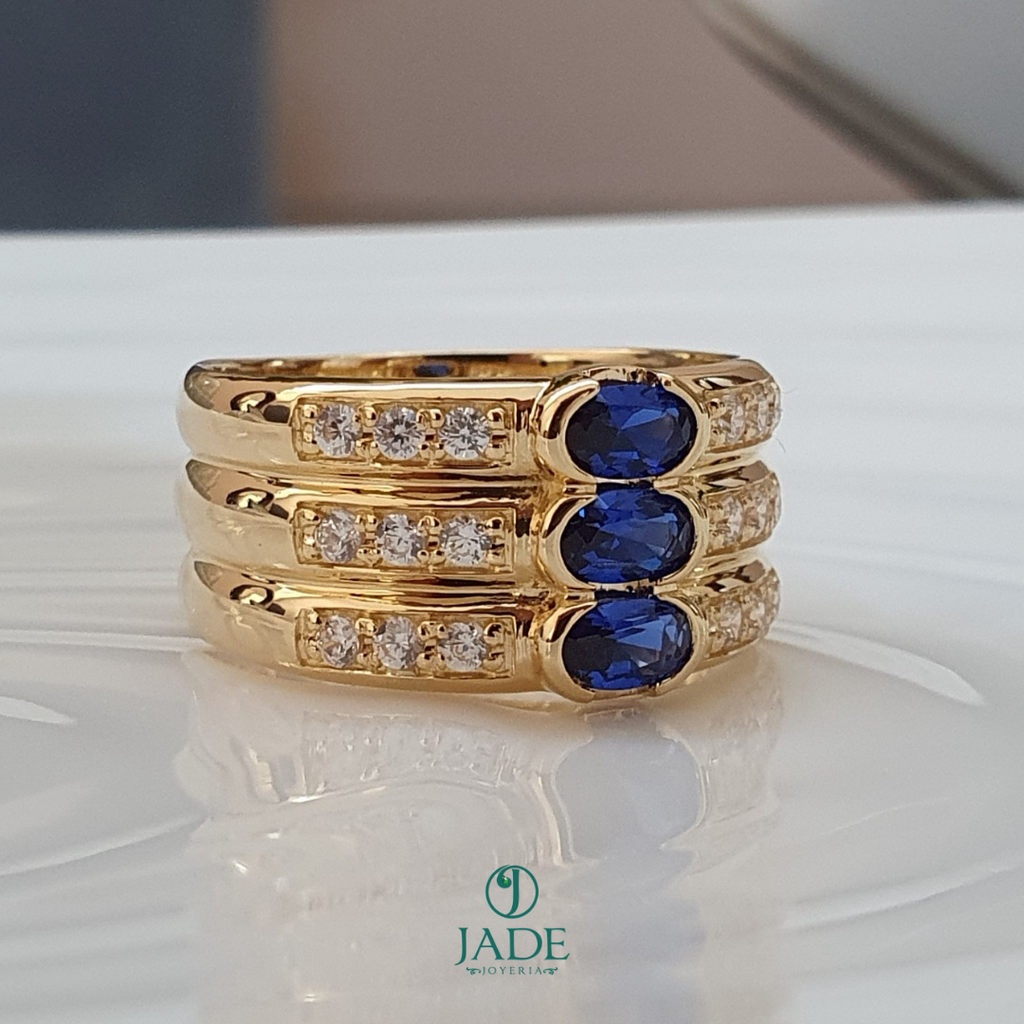 Anillo de tres tiempos