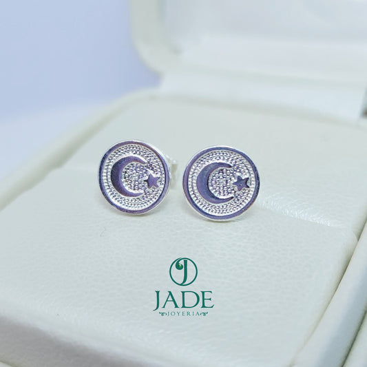 Aretes Luna circular