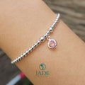 Pulsera Punto Rosa