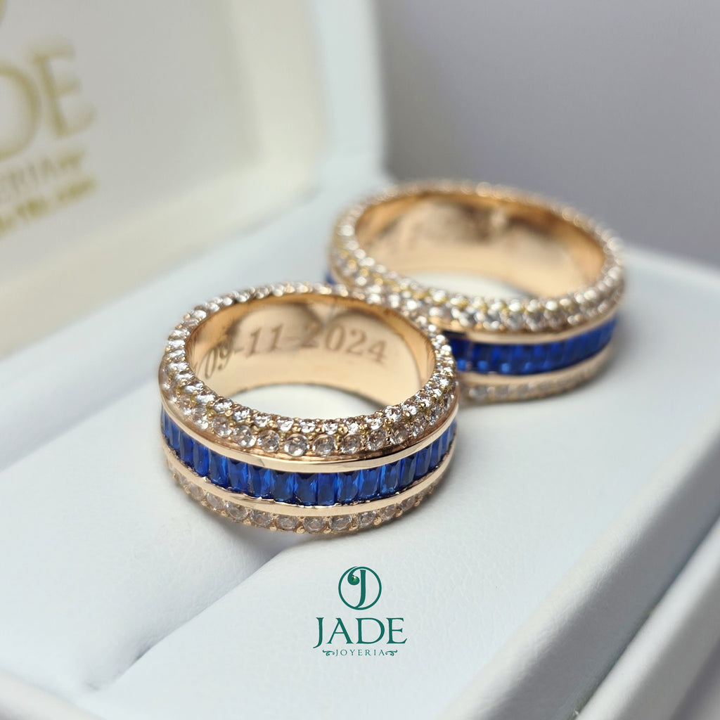 Aros de boda Blue