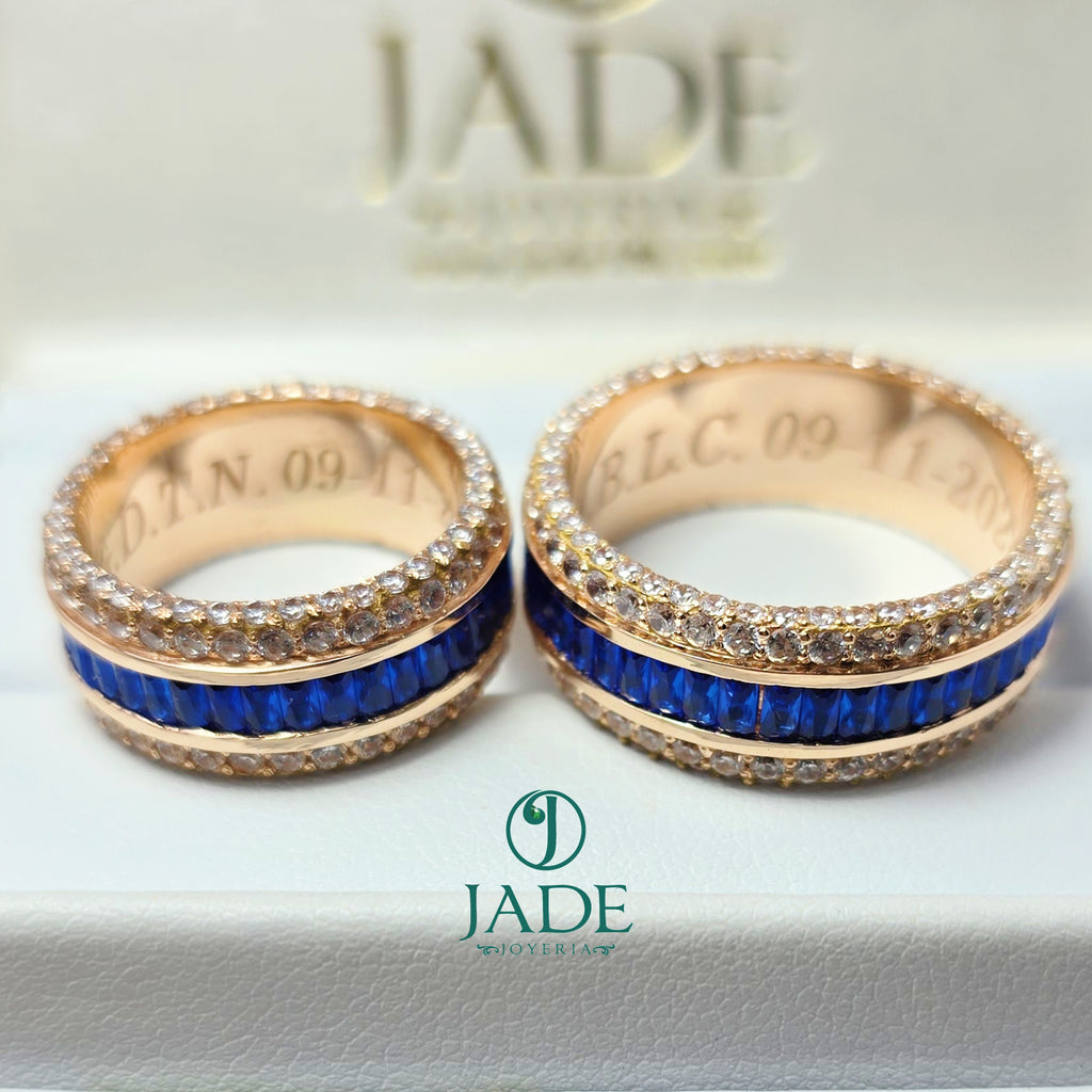 Aros de boda Blue