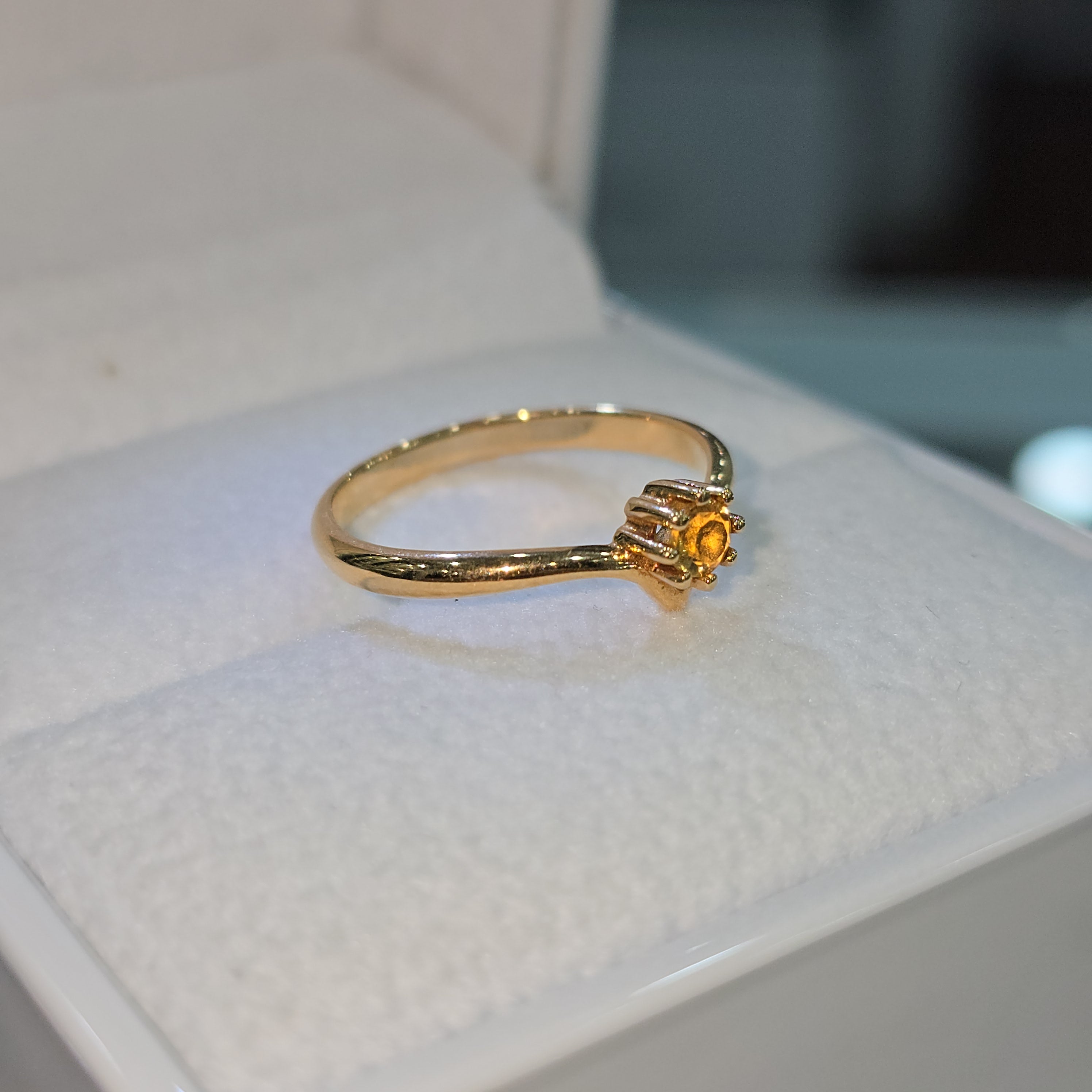 Anillo Citrino de vida
