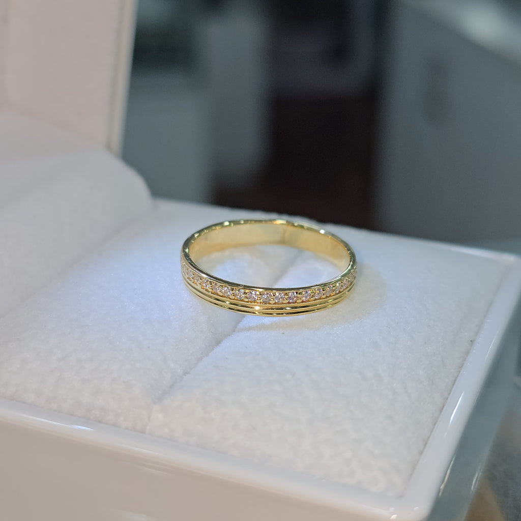 Aro de Boda con Moissanite Latido de Amor