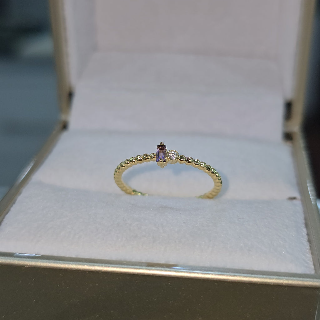 Cintillo con Moissanite Íncono