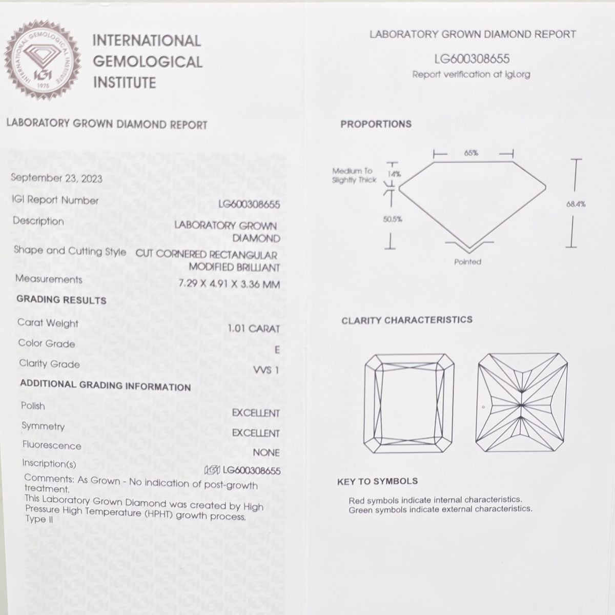 Anillo de Compromiso con Diamante de Laboratorio Fátima