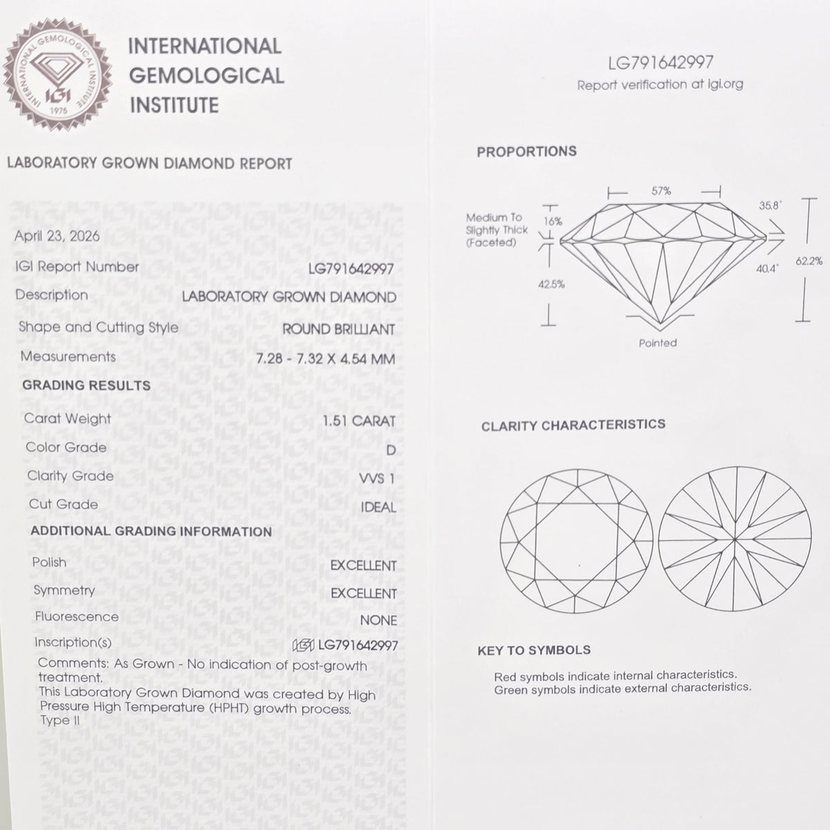 Anillo de Compromiso en Oro 18k con Diamante de Laboratorio  Majestic