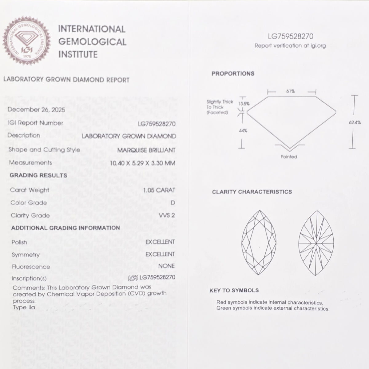 Anillo de compromiso con Diamante de Laboratorio Imperium