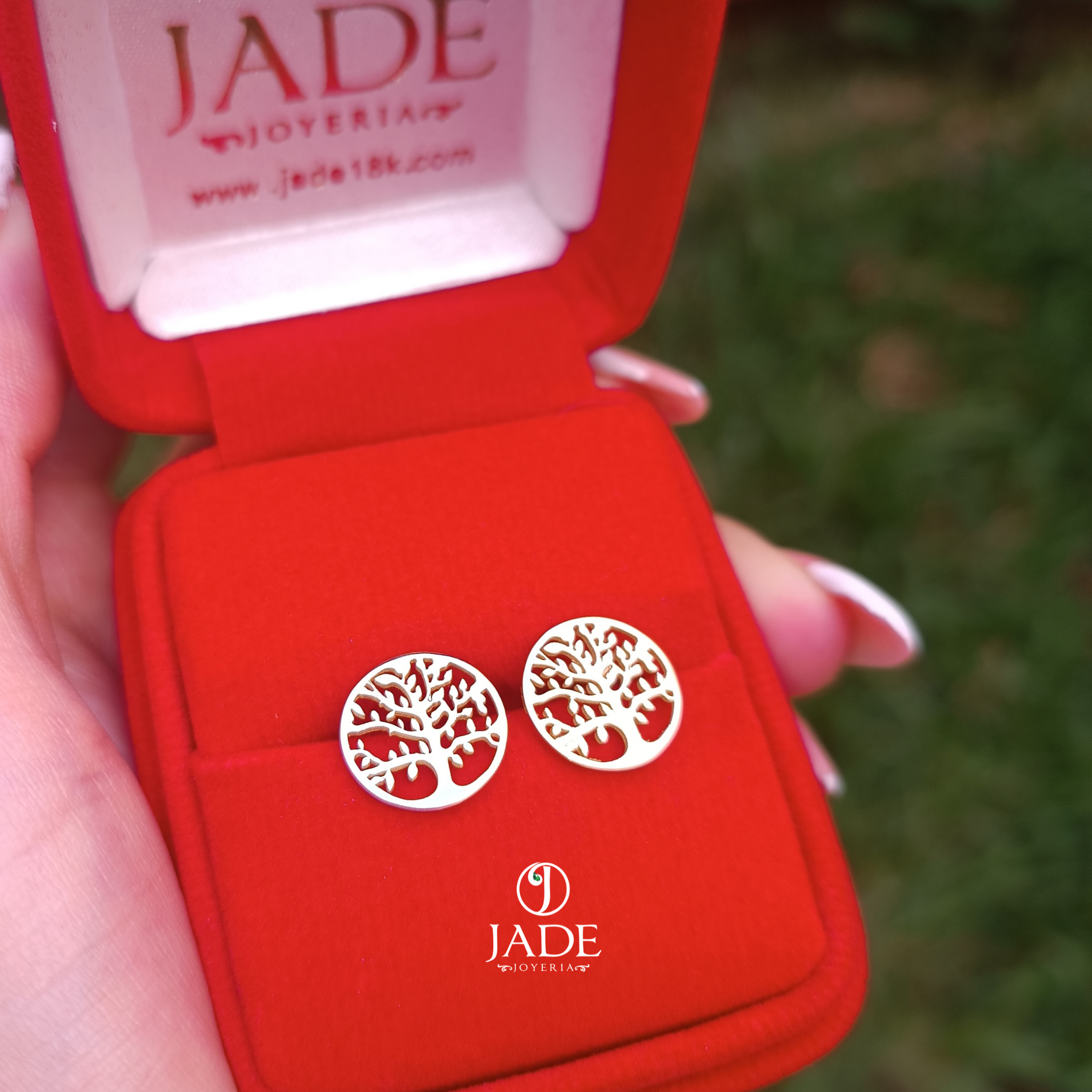 Aretes arbol de vida