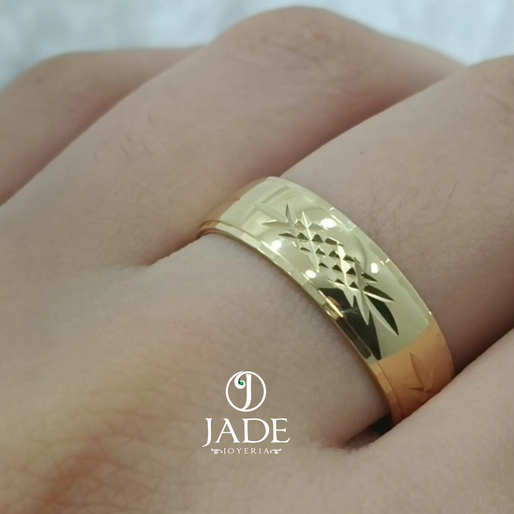 Aros diamantados pineapple