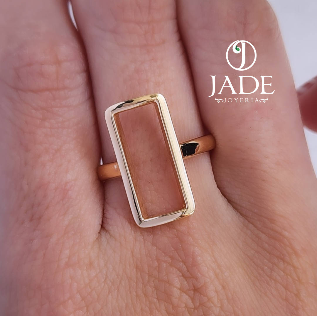 Anillo Geométrico en oro 18k