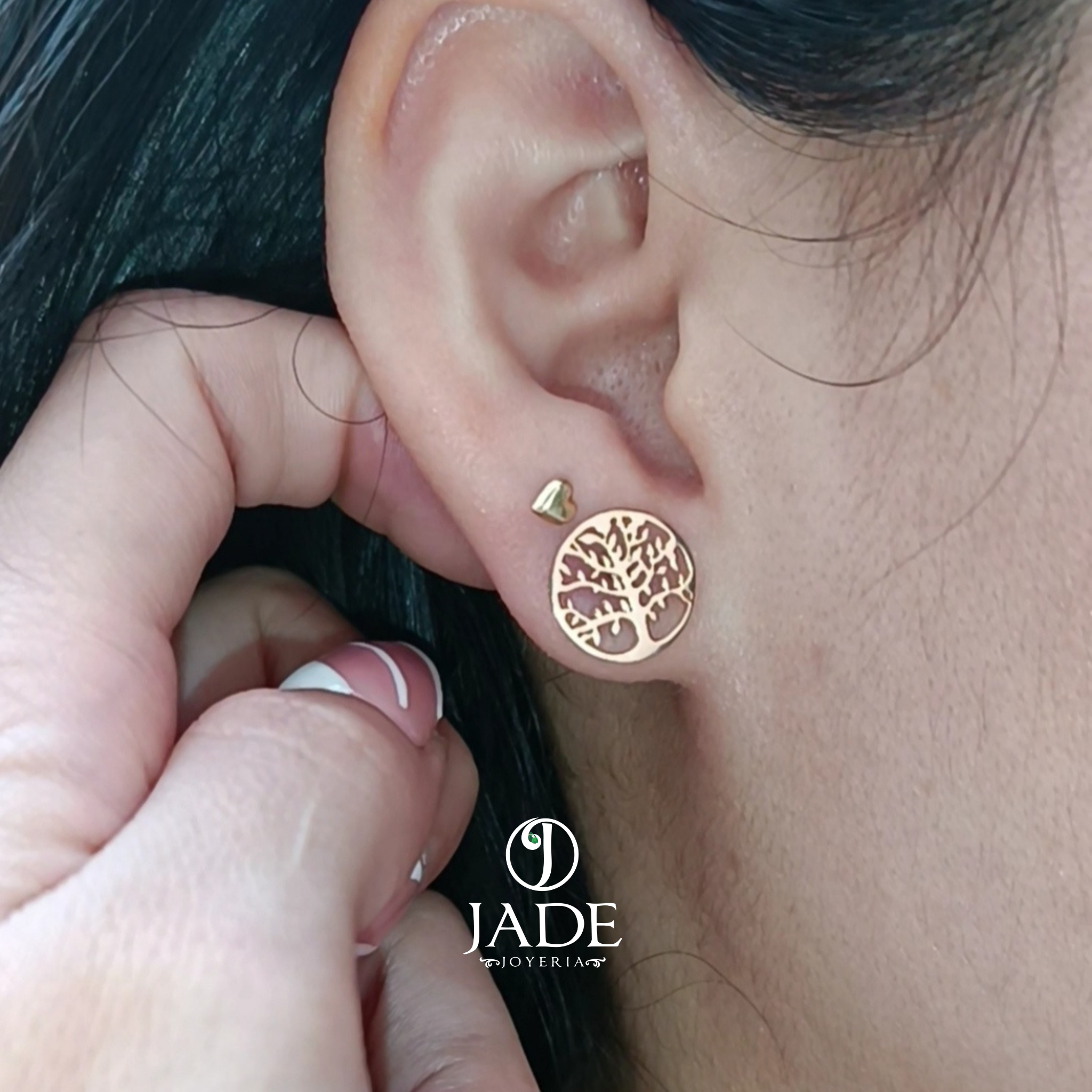 Aretes arbol de vida