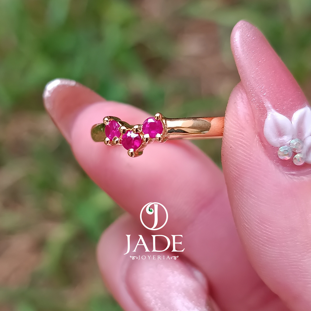 Anillo Piedra Rubí