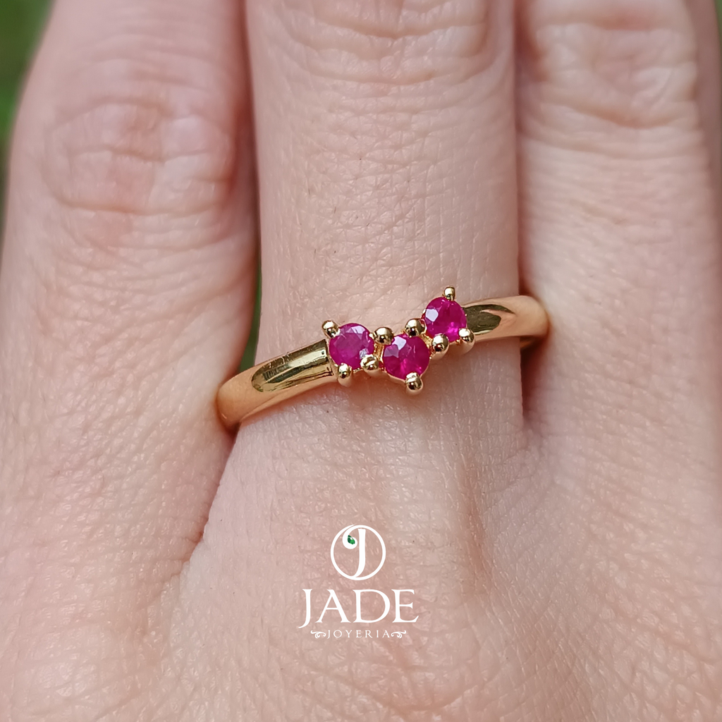 Anillo Piedra Rubí