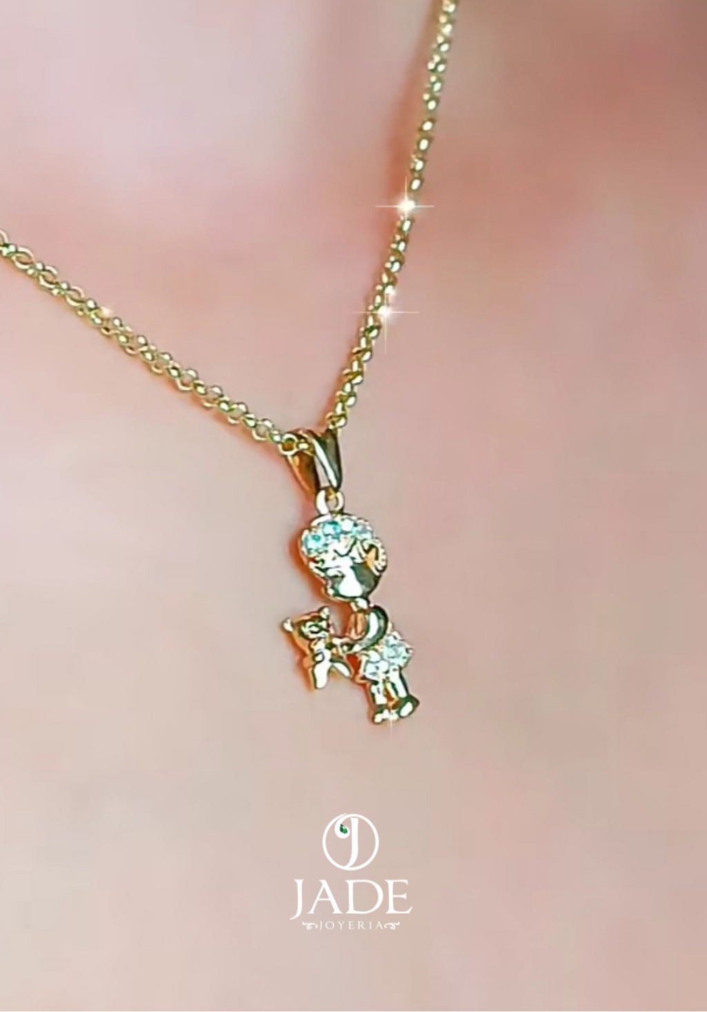 Dije de niña con osito