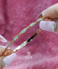 Puñera forma de ondas con piedras