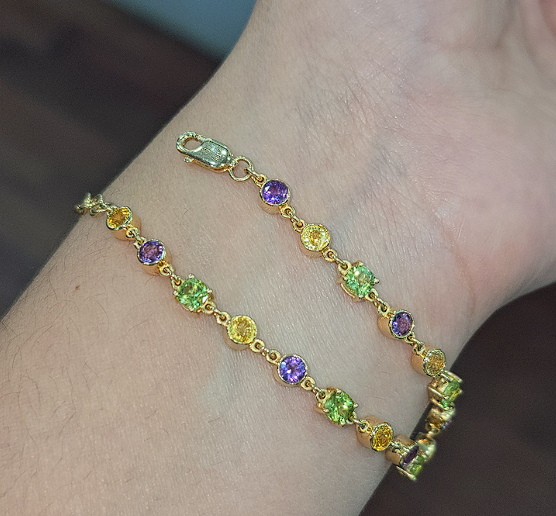 Pulsera de Piedras Naturales Magia