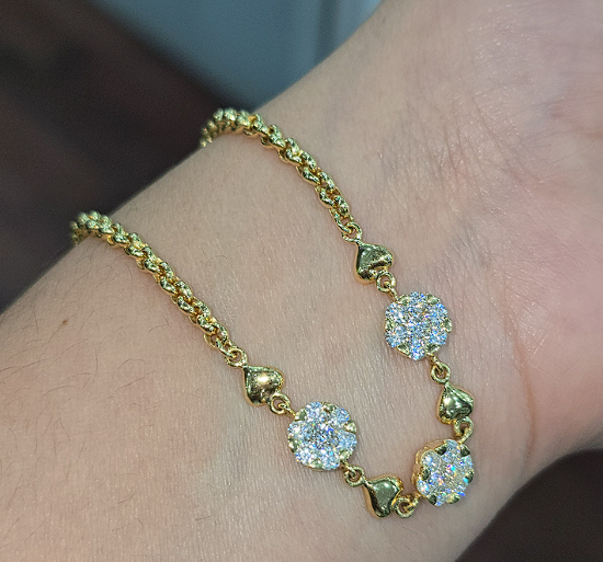 Pulsera Moissanite Brilla Siempre